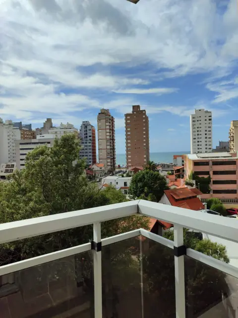 Vista desde el balcón en Apart Hotel Sotavento Miramar